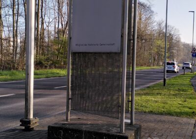 Picture of a sign of Forschungszentrum Jülich